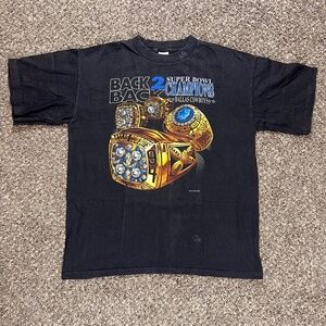 1994 Vintage Dallas Cowboys Back 2 Back Champions T Shirt